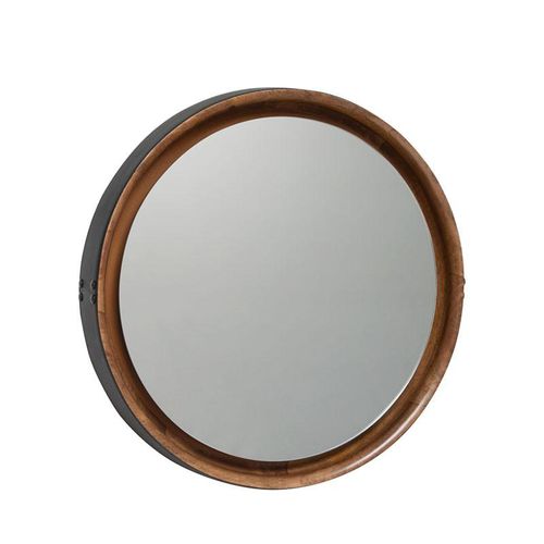 Wall Mounted Mirror Sophie Mater Design Contemporary Round Wooden Wall Mounted Mirror Sophie Mater, Copper Round Mirror The Range