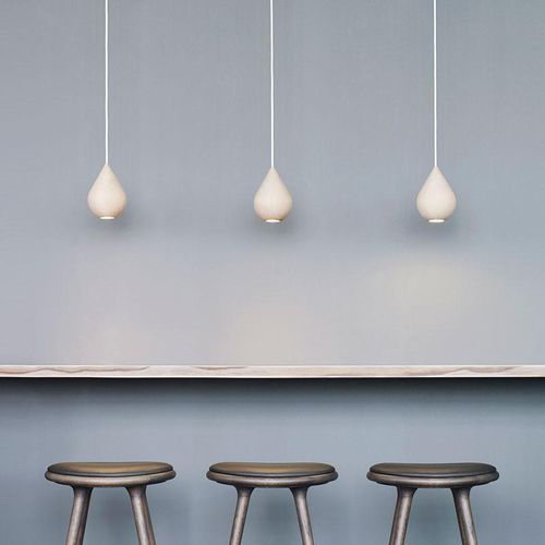 Pendant lamp - LIUKU BASE - Mater Design - wooden / contemporary / corded