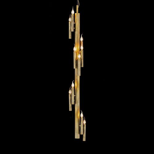 Contemporary chandelier - SHIRO : SHSV150BRBUR - Brand van Egmond - glass / steel / commercial