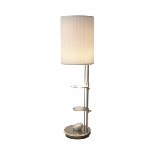 Table lamp - MISS SCOPE - Designheure - stainless steel / painted aluminum / glass