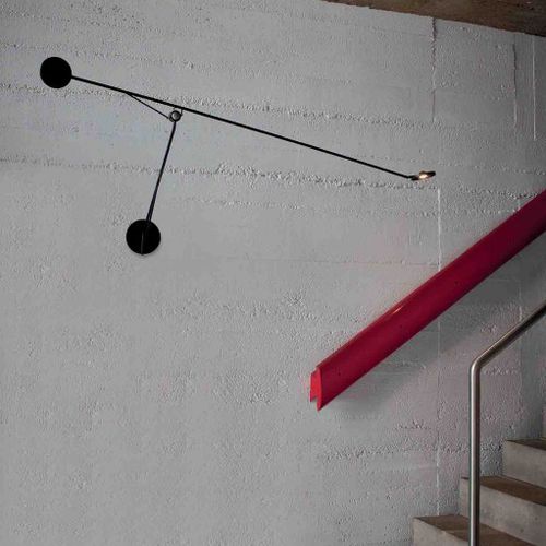 Contemporary wall light - AARO - DCW éditions - indoor / steel / anodized aluminum