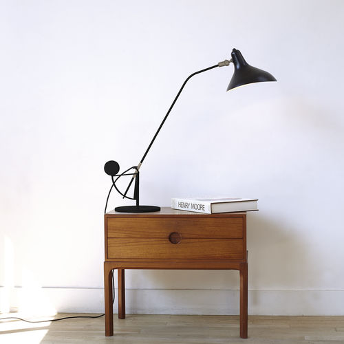 Table lamp - MANTIS - DCW éditions - aluminum / steel / contemporary