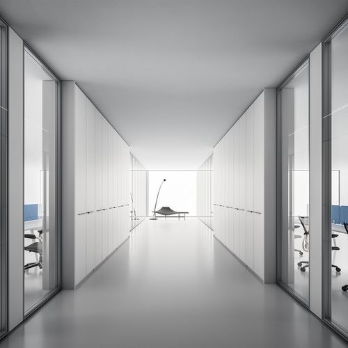 Storage storage wall - DV605  - Della Valentina Office - melamine