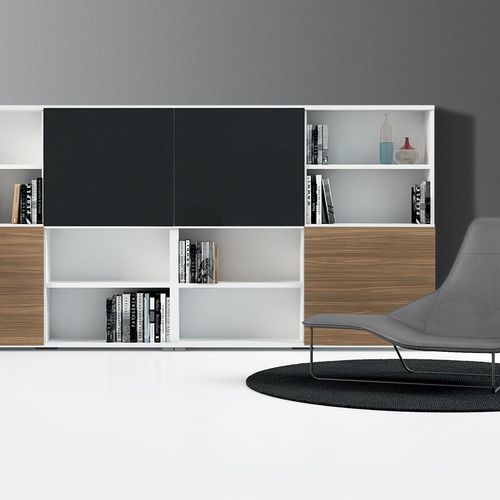 Modular bookcase DV522 ROMA Della Valentina Office wallmounted / contemporary / commercial