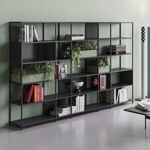 Modular bookcase DV528 KYN Della Valentina Office contemporary / commercial / wooden