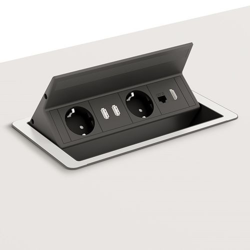 Electric socket - DV300 - Della Valentina Office - multiple / desk / built-in