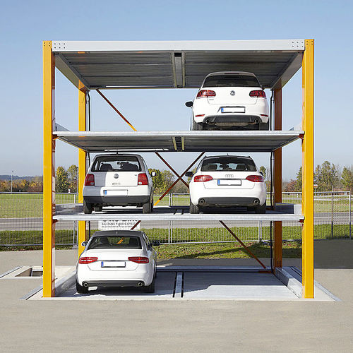 Platform parking system - MULTIBASE U3 - KLAUS Multiparking GmbH