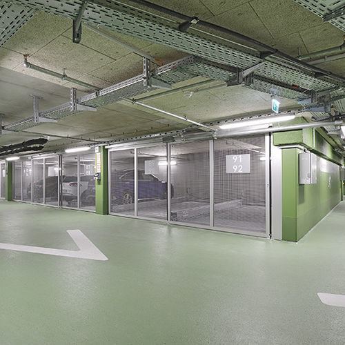 Platform parking system - TRENDVARIO 6100 - KLAUS Multiparking GmbH - with elevator