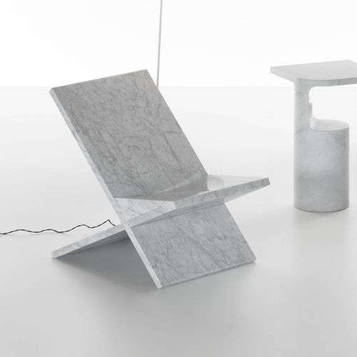 Contemporary chaise longue - SULTAN - Marsotto - marble / by Konstantin Grcic