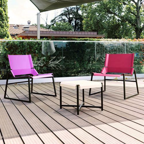 Contemporary coffee table - PLEATS - TF URBAN - aluminum / steel base / square