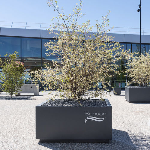 Steel planter - JARDIKIT - TF URBAN - rectangular / square / L-shaped