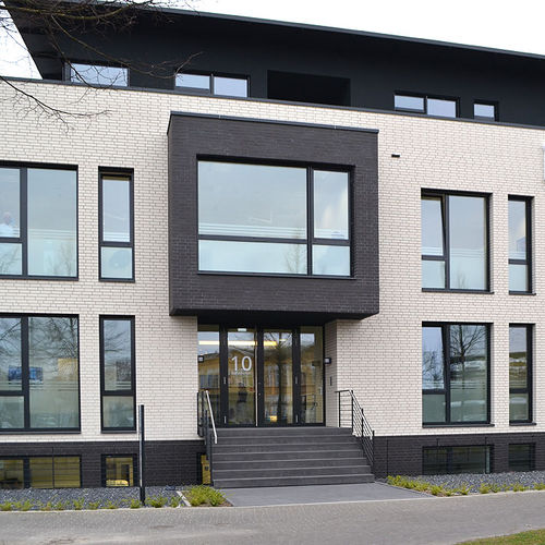 Facade brick - OSLO - Röben - solid / insulating / embossed