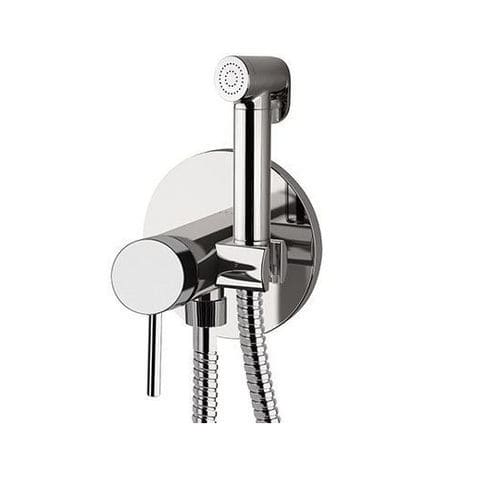 Toilet hand shower - 185UMW - Rubinetterie Mariani - cylindrical / chrome-plated brass / contemporary