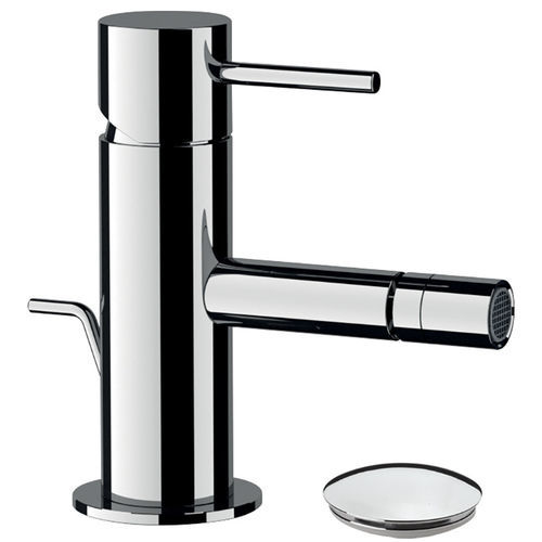 Mixer tap with pop-up waste - 493UM - Rubinetterie Mariani - bidet / countertop / chrome-plated brass