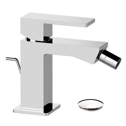 Mixer tap with pop-up waste - 493RE - Rubinetterie Mariani - bidet / countertop / chrome-plated brass