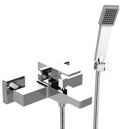 Bathtub mixer tap - 230RE - Rubinetterie Mariani - wall-mounted / chrome-plated brass / bathroom