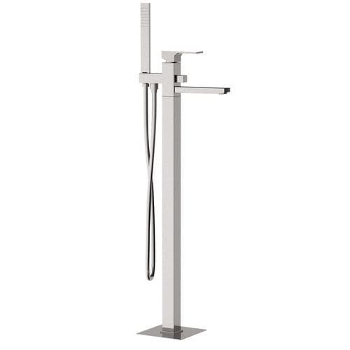 Floor-mounted mixer tap - 21ARE - Rubinetterie Mariani - for bathtub / chrome-plated brass / bathroom