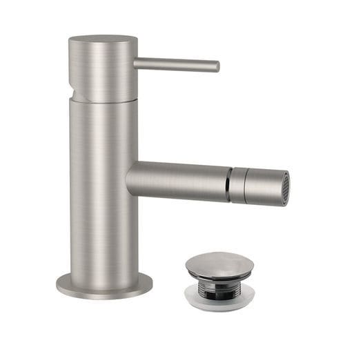 Bidet mixer tap - 482UMX - Rubinetterie Mariani - countertop / stainless steel / bathroom