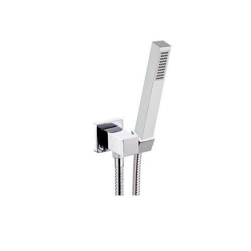 Square tube hand shower - 241PA - Rubinetterie Mariani - chromed metal / contemporary / chrome finish