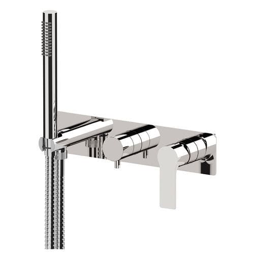Bathtub mixer tap - 873TDP2WB - Rubinetterie Mariani - built-in / chrome-plated brass / bathroom