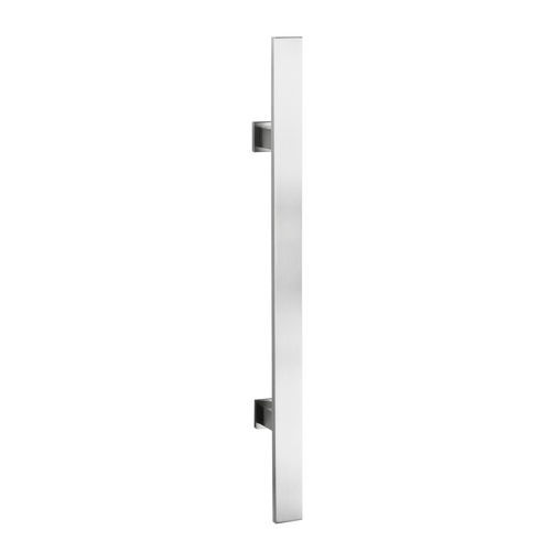 Glass door pull handle - PLANUS TG.1138 - MWE Edelstahlmanufaktur - for sliding doors / polished stainless steel / brushed stainless steel