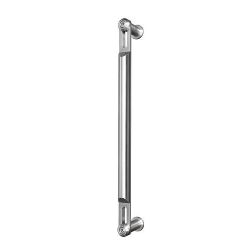 Glass door pull handle - PROTEC TG.1016 - MWE Edelstahlmanufaktur - for sliding doors / polished stainless steel / brushed stainless steel
