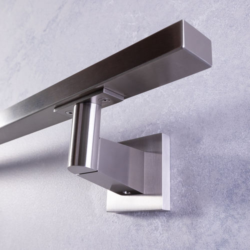 Stainless steel handrail - CONCEPT D - MWE Edelstahlmanufaktur - polished stainless steel