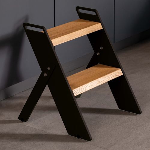 Contemporary step ladder Alpha SL.6041 MWE Edelstahlmanufaktur