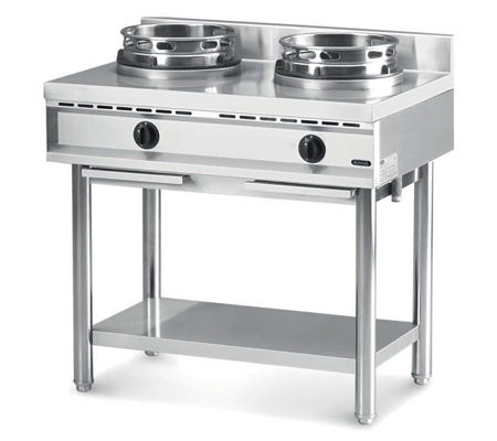 Gas range cooker - NGER 9-60 - Nayati Europe - commercial / wok