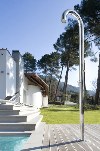 Stainless steel outdoor shower - CLUB SHOWER: C90.ME - Fontealta