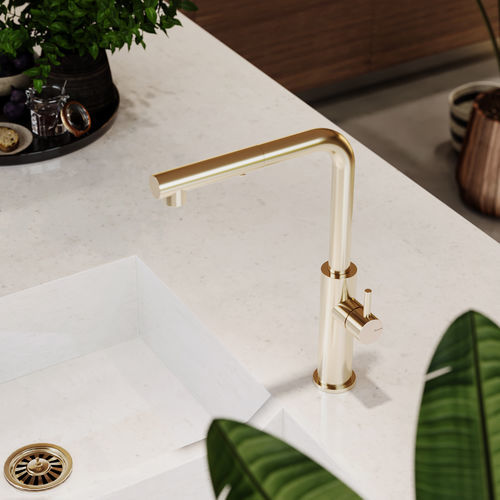 Countertop mixer tap - K40.LS - Fontealta - stainless steel 316L / kitchen / 1-hole