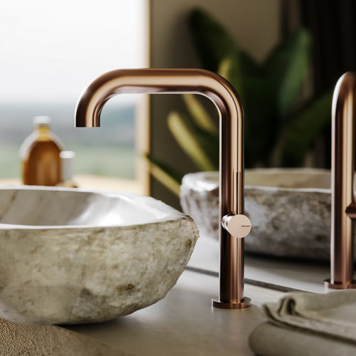 Washbasin mixer tap - BOSS CD35H - Fontealta - countertop / stainless steel 316L / indoor