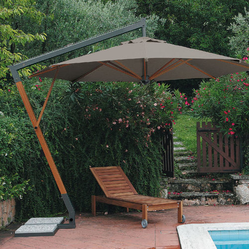 Square parasol - Torino Braccio - Scolaro - rectangular / octagonal / side post