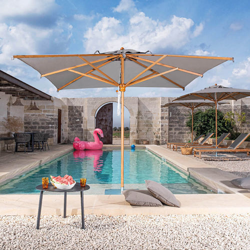 Square parasol - Palladio Standard - Scolaro - rectangular / octagonal / hexagonal