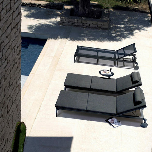Contemporary sun lounger - MARGUERITE - Ghekiere Industries