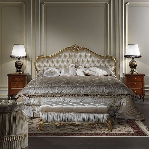 Double bed - Maggiolini 925 - VIMERCATI MEDA LUXURY CLASSIC FURNITURE - classic / upholstered / with upholstered headboard