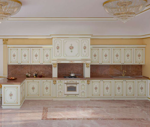 Classic kitchen - Veruska - VIMERCATI MEDA LUXURY CLASSIC FURNITURE - wooden / marble / large