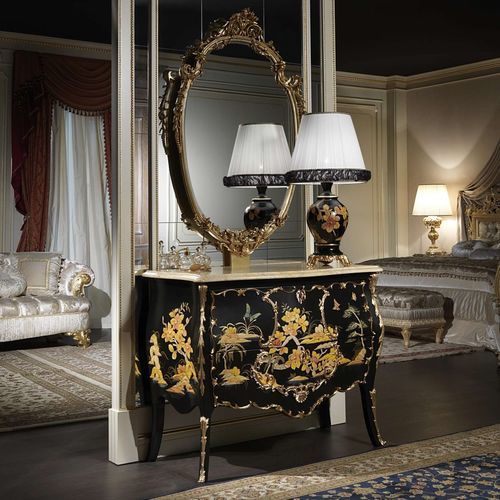 Classic chest of drawers - art. 2090 - VIMERCATI MEDA LUXURY CLASSIC FURNITURE - lacquered wood / marble / rectangular