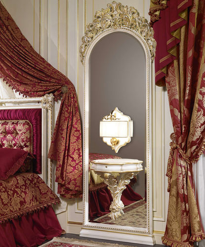 Wall-mounted mirror - Rome - VIMERCATI MEDA LUXURY CLASSIC FURNITURE - classic / arched / wooden
