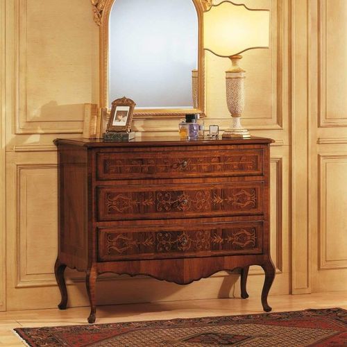 Classic chest of drawers - LOUVRE  - VIMERCATI MEDA LUXURY CLASSIC FURNITURE - walnut / with drawer / handmade