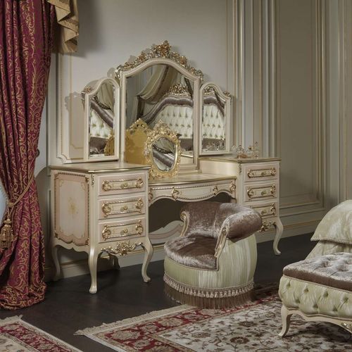 Classic dressing table - Louvre 943 - VIMERCATI MEDA LUXURY CLASSIC FURNITURE - wooden / 1-seat