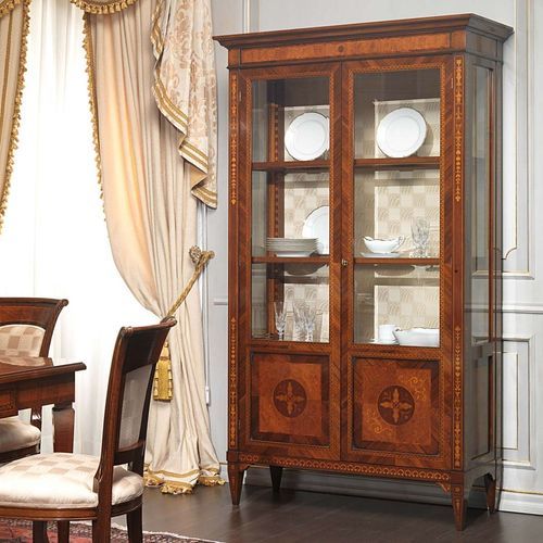 Classic china cabinet - Maggiolini  - VIMERCATI MEDA LUXURY CLASSIC FURNITURE - walnut