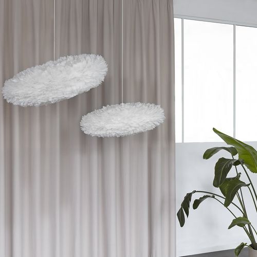 Contemporary lampshade - EOS ESTHER - VITA copenhagen - textile / steel / feather