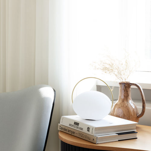 Portable lamp - ORBIT - VITA copenhagen - aluminum / steel / blown glass
