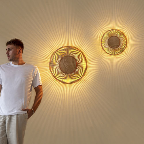 Contemporary wall light - CLAVA UP  - VITA copenhagen - indoor / oak / ash