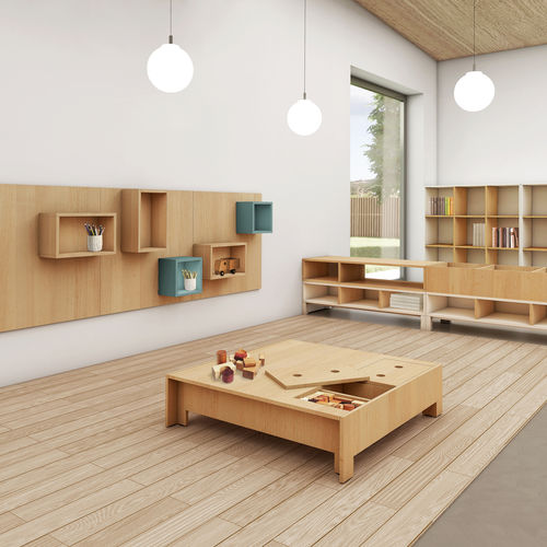 contemporary kids game table - gonzagarredi