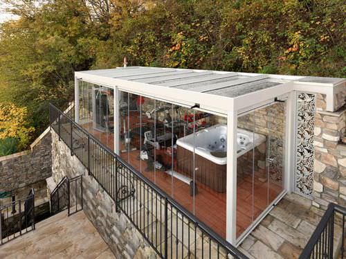 Galvanized iron conservatory - FORMENTERA - Cagis Srl - all glass
