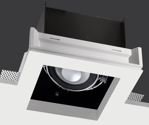 Recessed ceiling spotlight - HI-AUDIO BOX - BUZZI & BUZZI - LED / halogen / rectangular