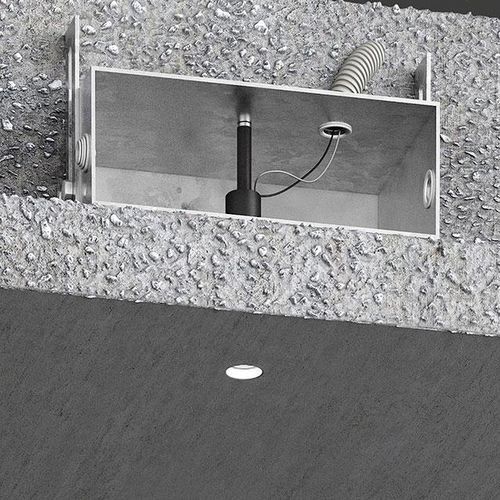 Recessed spotlight - GENIUS CONCRETE - BUZZI & BUZZI - LED / round / IP65