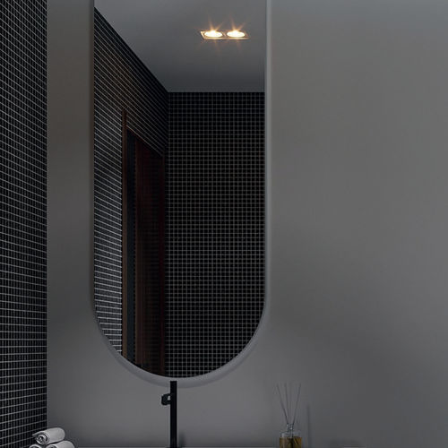 Recessed ceiling spotlight - BITRIX  - BUZZI & BUZZI - LED / halogen / rectangular